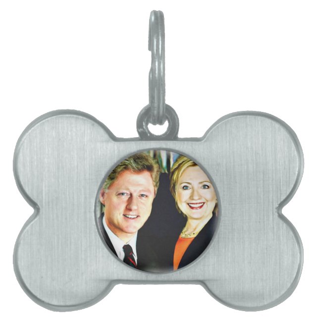 Präsident Bill Clinton und Präsidentin Hillary Cli Tiermarke (Vorderseite)