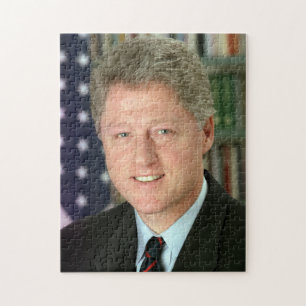 Präsident Bill Clinton Weißes Haus Foto Puzzle