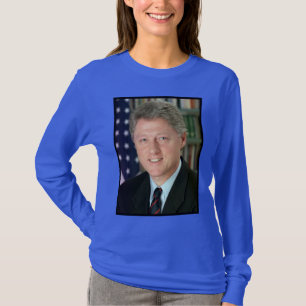 Präsident Bill Clinton Weißes Haus Foto T-Shirt
