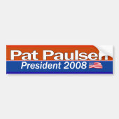 Präsident Bumpersticker Pat-Paulsen Autoaufkleber (Vorne)
