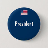 Präsident Button (Vorderseite)