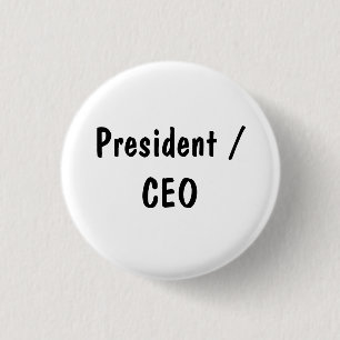 Präsident/CEO Button