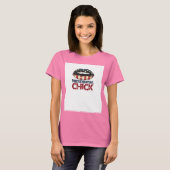 Präsident Chick RED WHITE und BLUE LIPS T-Shirt (Vorne ganz)