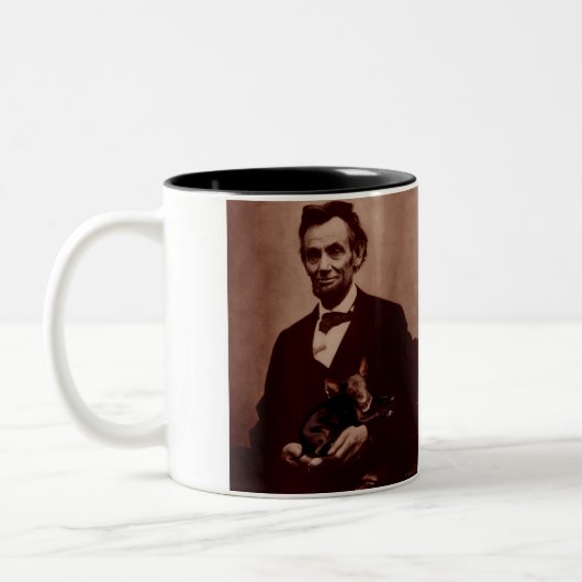 Präsident Chihuahua-Tasse Zweifarbige Tasse (Links)
