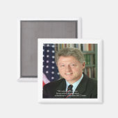 Präsident Clinton "Helping Other" Weisheitsgeschen Magnet (Vorderseite/Rückseite)