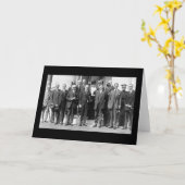 Präsident Coolidge und Herbert Hoover 1923 Karte (Gelbe Blume)