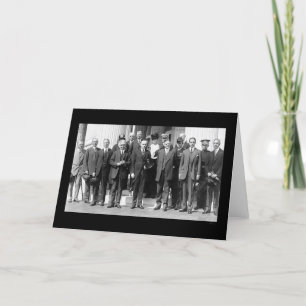 Präsident Coolidge und Herbert Hoover 1923 Karte