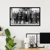 Präsident Coolidge und Herbert Hoover 1923 Poster (Heimbüro)