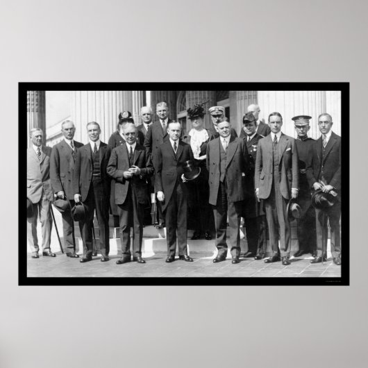 Präsident Coolidge und Herbert Hoover 1923 Poster (Vorne)
