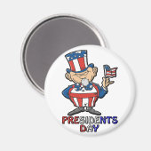 Präsident Day Magnet (Vorderseite/Rückseite)