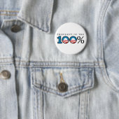 Präsident der 100 Prozent Button (Beispiel)