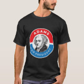 Präsident der amerikanischen Geschichte John Adams T-Shirt (Vorderseite)