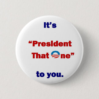 Präsident der einer button