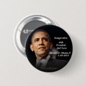 Präsident der Einweihungs-44., 2. Ausdruck Barack Button (Vorne & Hinten)