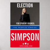 Präsident der Poster-Klasse, Studentenrat Poster (Vorne)