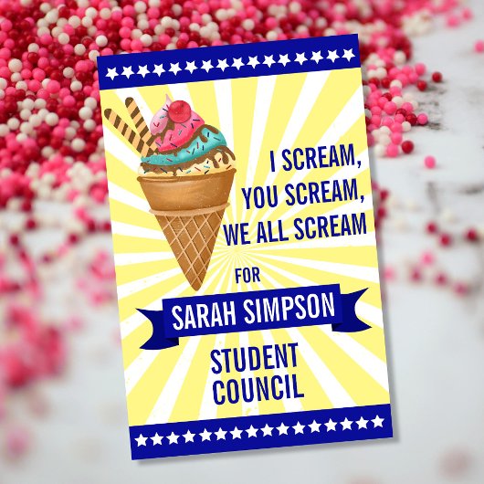 Präsident der Poster-Klasse, Studentenrat Poster