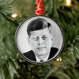 Präsident der Vereinigten Staaten John Kennedy Pre Ornament Aus Metall