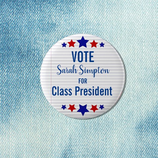 Präsident der Wahlkommission des Studentenrats Button