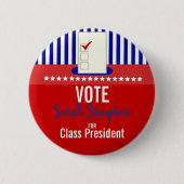 Präsident des Studentenrats Button (Vorderseite)