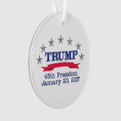 Präsident des Trumpf-45. Ornament (Vorderseite)