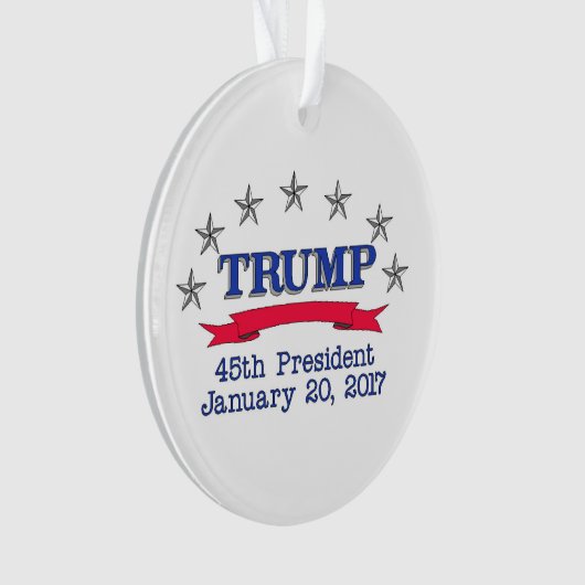 Präsident des Trumpf-45. Ornament (Vorderseite)