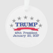 Präsident des Trumpf-45. Ornament (Vorderseite)