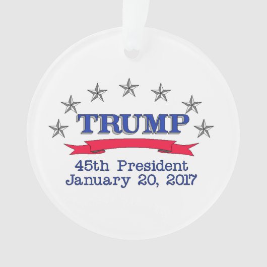 Präsident des Trumpf-45. Ornament (Vorderseite)