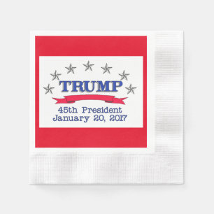 Präsident des Trumpf-45. Serviette