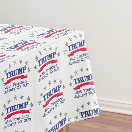 Präsident des Trumpf-45. Tischdecke (Beispiel)