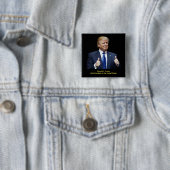 Präsident Donald-J. Trump 45. Button (Beispiel)