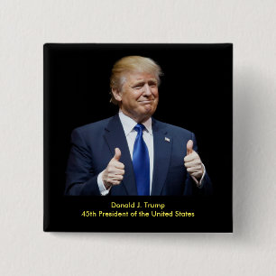 Präsident Donald-J. Trump 45. Button