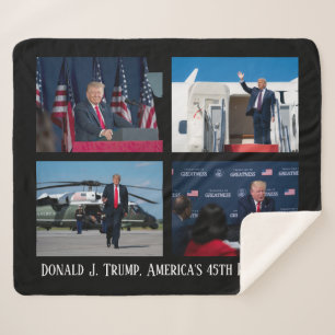 Präsident Donald J. Trump 45. Präsident Sherpadecke