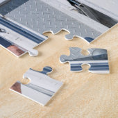 Präsident Donald J. Trump Airplane-Foto Puzzle (Seite)