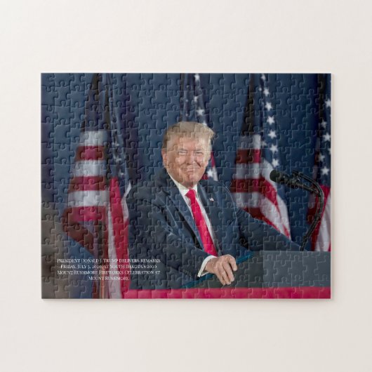 Präsident Donald J. Trump Berushmore Rede Puzzle (Horizontal)