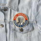 Präsident Donald-J. Trump For Button (Beispiel)