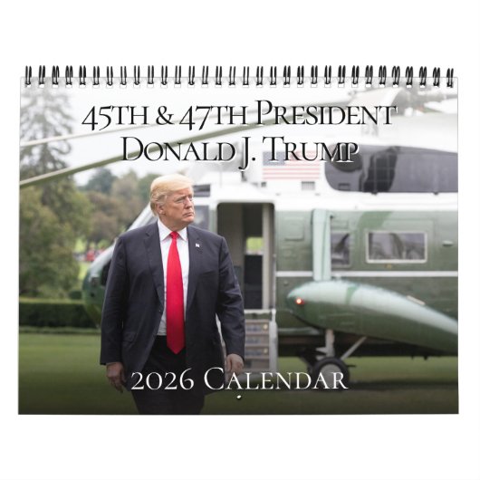 Präsident Donald J Trump Foto 2025 Kalender (Titelbild)