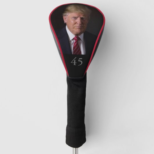 Präsident Donald J. Trump Golf Head Cover Golf Headcover (Vorderseite)
