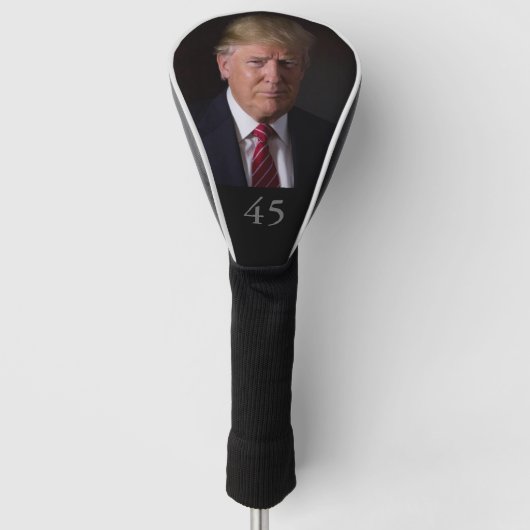 Präsident Donald J. Trump Golf Headcover (Vorderseite)