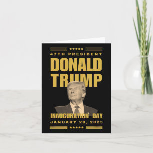 Präsident Donald J. Trump Tag der Amtseinführung 2 Karte