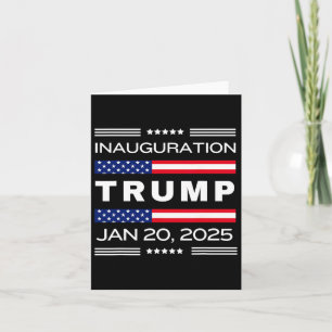 Präsident Donald J. Trump Tag der Amtseinführung 2 Karte