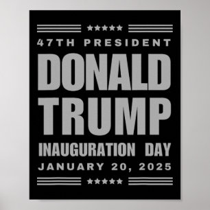 Präsident Donald J. Trump Tag der Amtseinführung 2 Poster