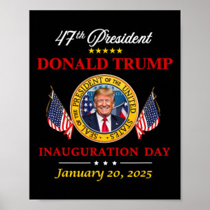 Präsident Donald J. Trump Tag der Amtseinführung 2 Poster