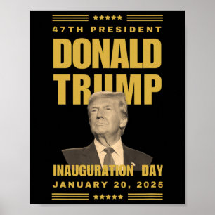 Präsident Donald J. Trump Tag der Amtseinführung 2 Poster