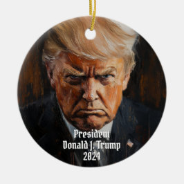 Präsident Donald J. Trump Tasse Shot Keepake 2024 Keramik Ornament