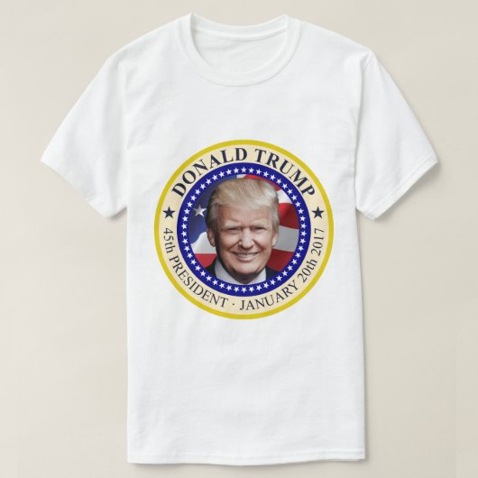 Präsident Donald- Trump45. der Vereinigten Staaten T-Shirt (Design vorne)