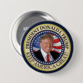Präsident Donald Trump 2020 Behalte Amerika groß Button (Vorne & Hinten)