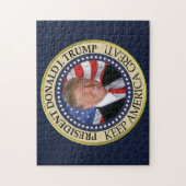 Präsident Donald Trump 2020 Behalte Amerika groß Puzzle (Vertikal)