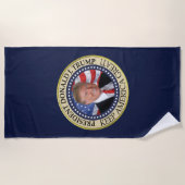 Präsident Donald Trump 2020 Behalte Amerika groß Strandtuch (Vorderseite)