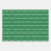 Präsident Donald Trump 2020 Icon Weihnachten Geschenkpapier Set (Vorderseite 3)
