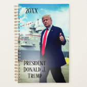 Präsident Donald Trump 2020 stockt das Marineschif Planer (Vorderseite)